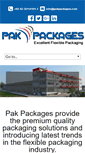 Mobile Screenshot of pakpackages.com